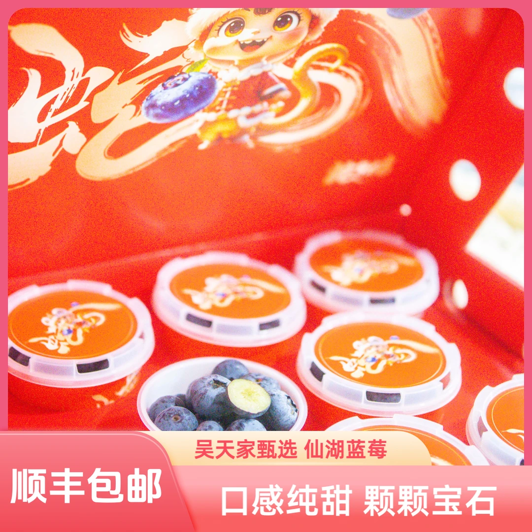 【25花香蓝莓｜蛇年限定装】云南抚仙湖蓝莓 口感纯甜 新年甄选