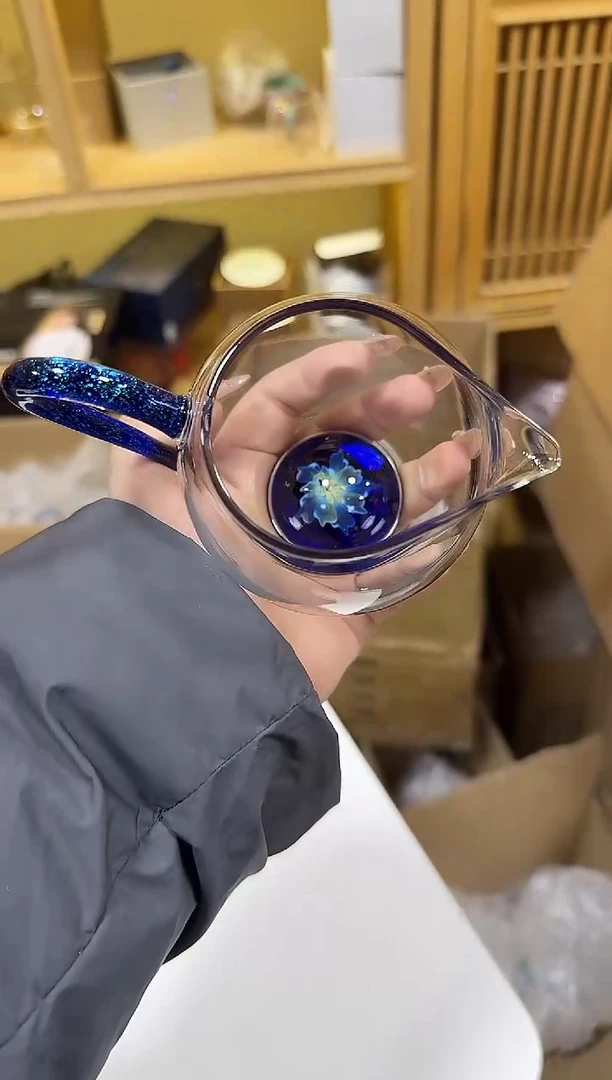 184斑斓兰花怡然公道杯