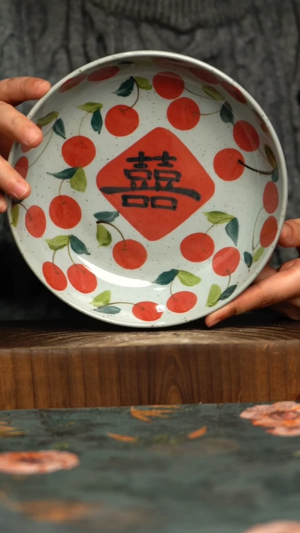 杯釉下彩手工手绘同款陶器