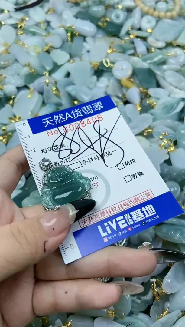 【闪购商品】翡翠颈饰未镶嵌天然A货翡翠