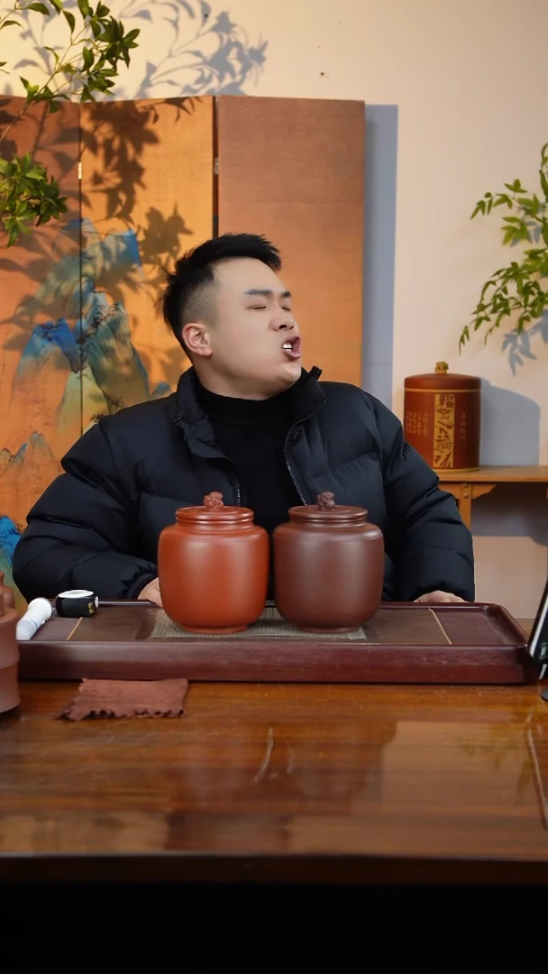 宜兴原矿紫砂茶叶罐