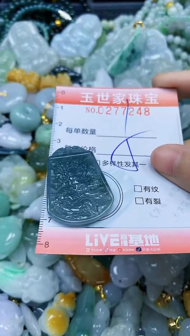 翡翠未镶嵌颈饰闪购0277248