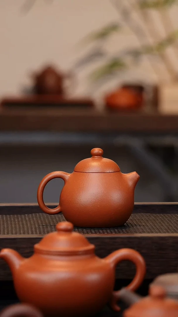 【闪购商品】紫砂茶壶微瑕 145cc 文旦 朱泥