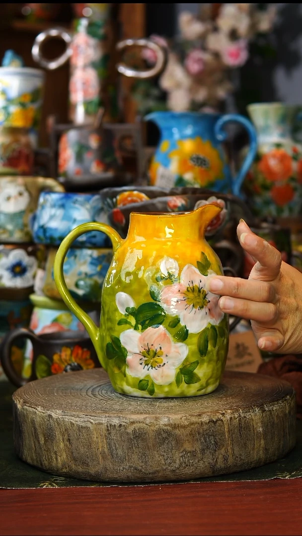 陶瓷117景德镇手工手绘釉下彩