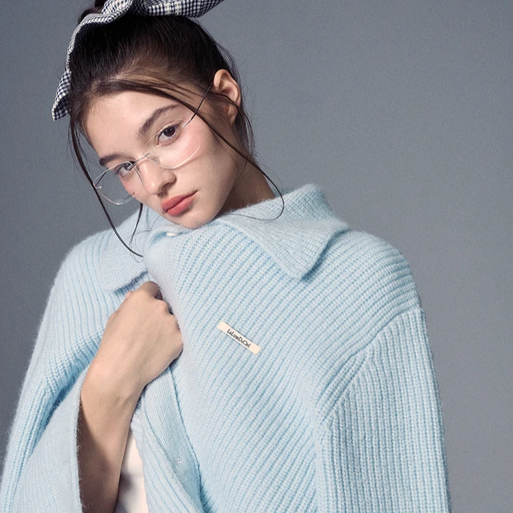 【小熊粉丝专享】LLDC简月慵懒感毛衣开衫外套