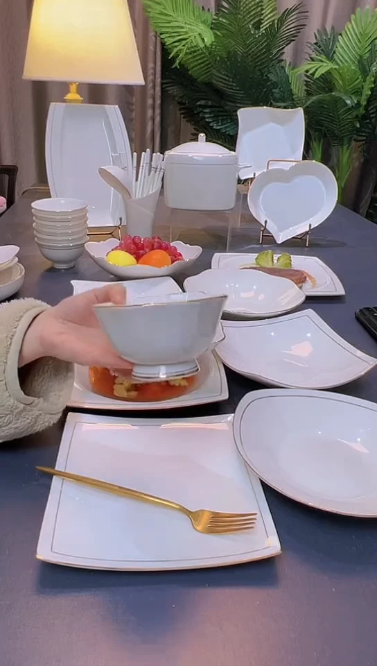 45%以上骨粉骨瓷4.5英寸花朵碗10个