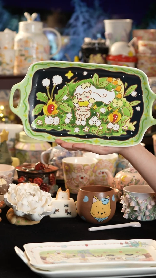 其他陶景德镇釉下彩手绘设计师款陶瓷