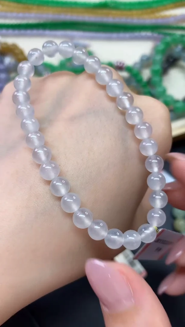 未镶嵌手串翡翠A165|6980