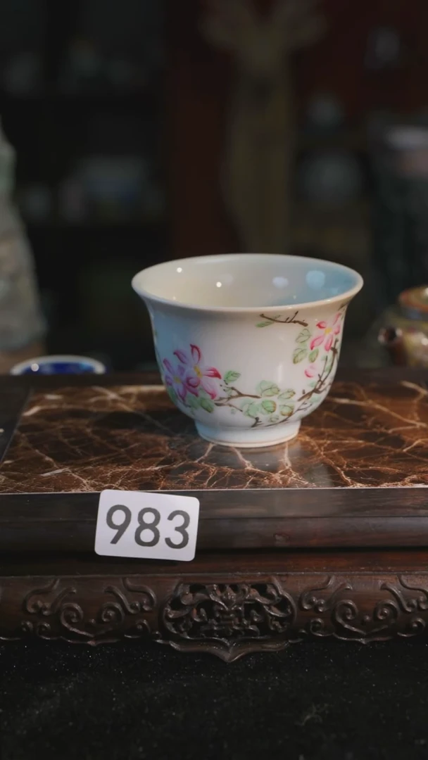 杯子等烟雨陶瓷手作主人杯983