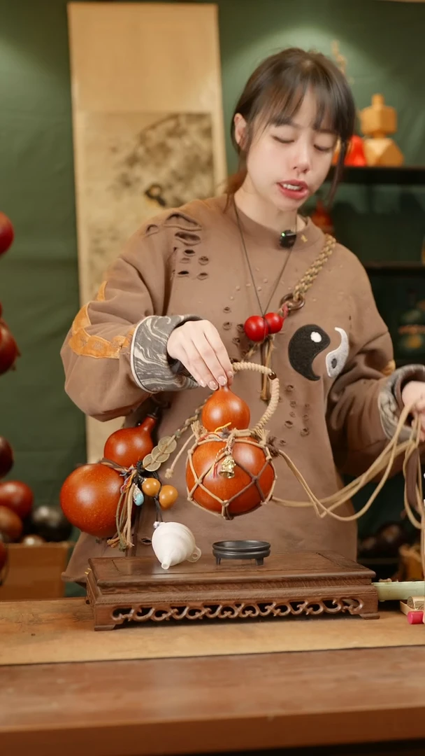 6号精品天然大漆酒葫芦一物一拍~