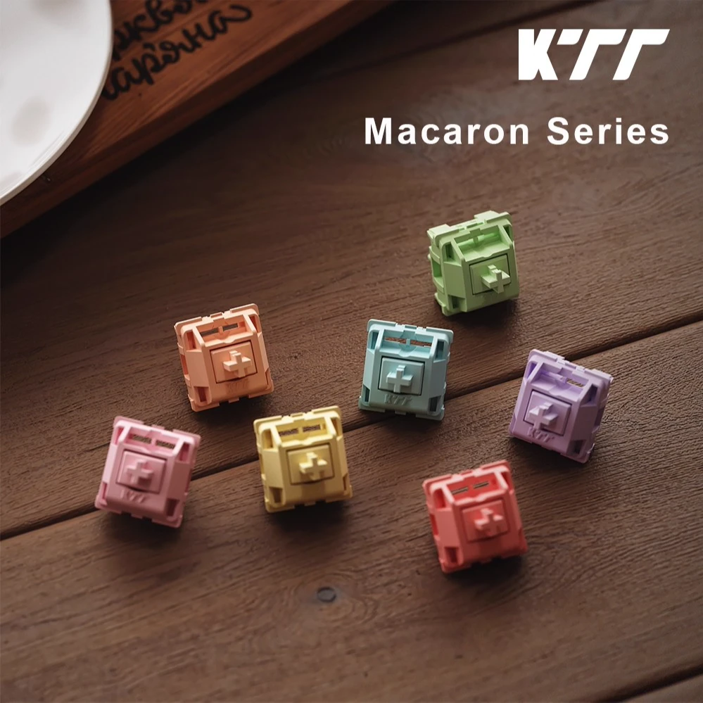 KTT康腾特马卡龙系列轴体 线性段落轴 机械键盘HIFI客制化5脚盒装
