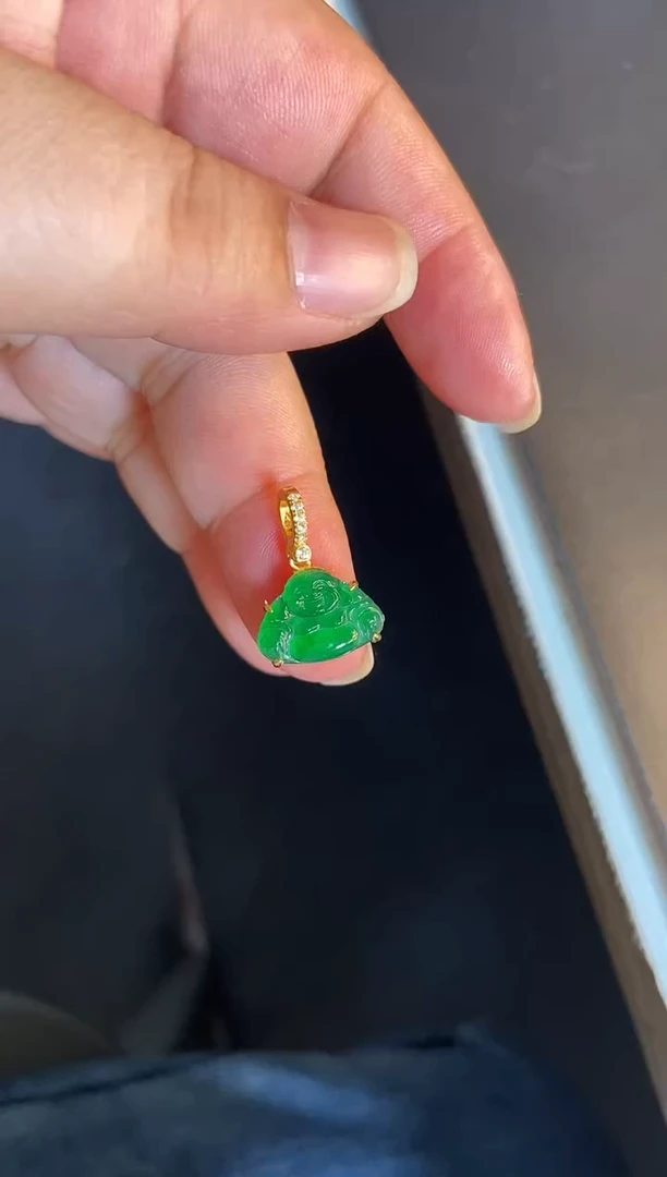 吊坠(不含链)银S925镶嵌翡翠1