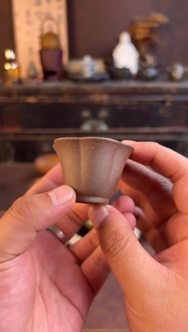 瓷片老岩泥小茶杯啊啊啊