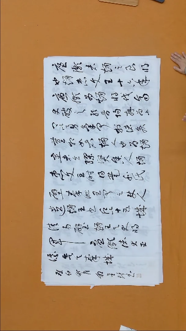 书法程星琰 海南 13届届展 68*138  八平尺