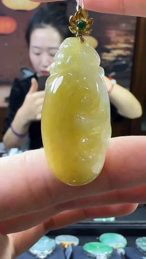 未镶嵌挂件翡翠如意