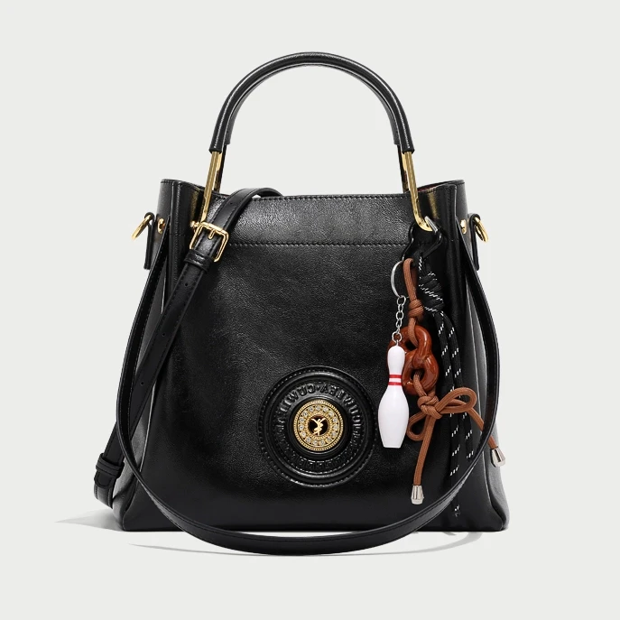 新款手提包单肩斜挎手拎包GL-6291 送挂件