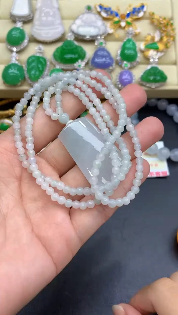 颈饰未镶嵌翡翠68-中国好珍宝