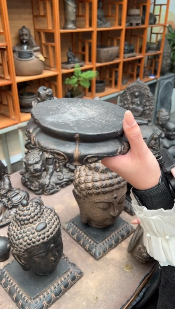 陶土【火山泥】金箍坛底座