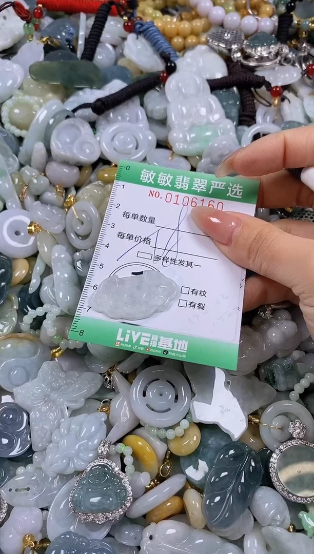 【闪购商品】翡翠颈饰未镶嵌闪购0106160多样性发其一