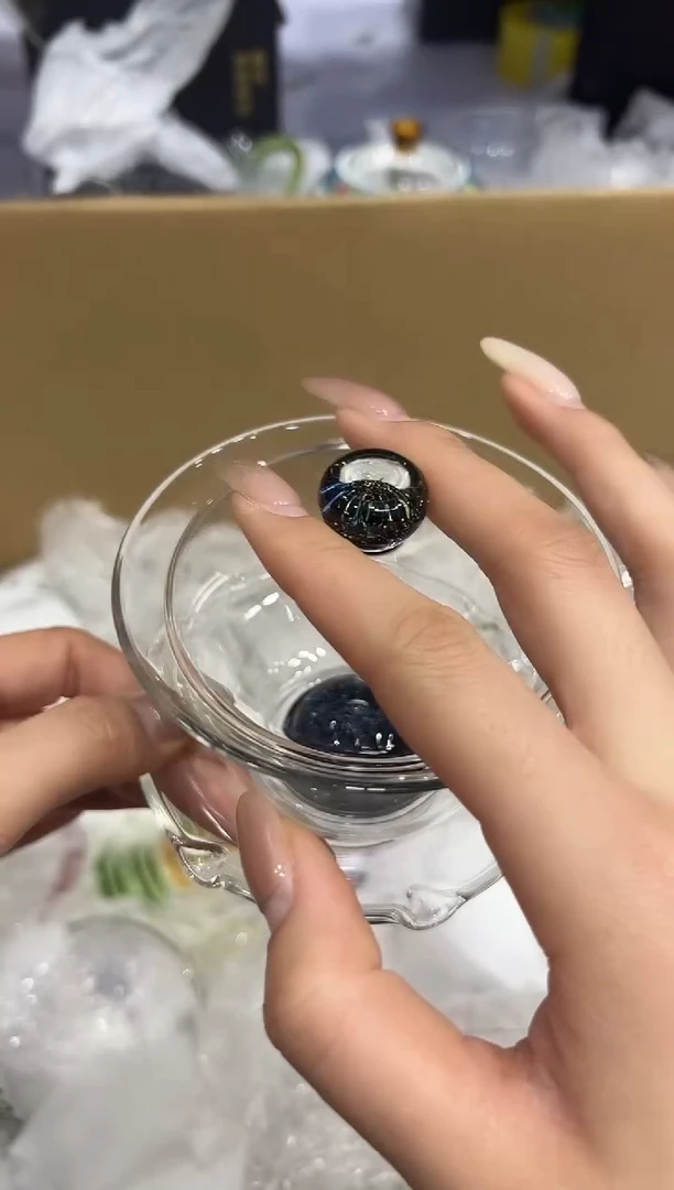 黑金色地主盖碗=====简易包装