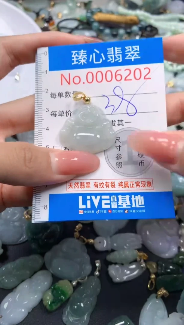 翡翠未镶嵌颈饰6202