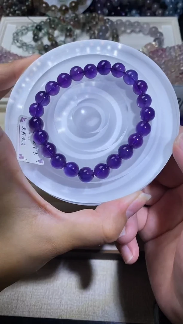 未镶嵌手串水晶紫水晶