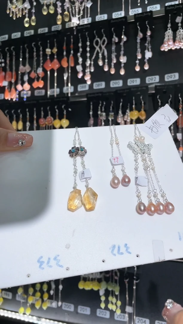【闪购商品】紫晶耳饰银S925镶嵌书欣