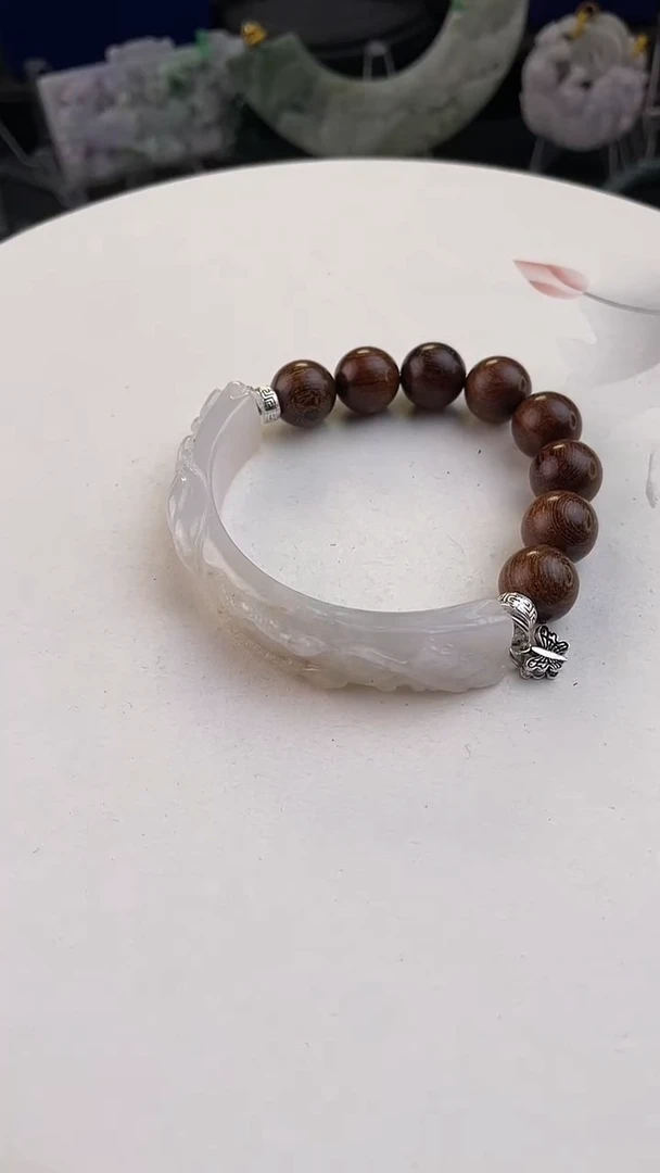 未镶嵌手链翡翠手工定制默认微瑕主播介绍为准