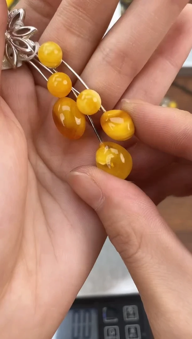 裸石琥珀未镶嵌天然琥珀蜜蜡
