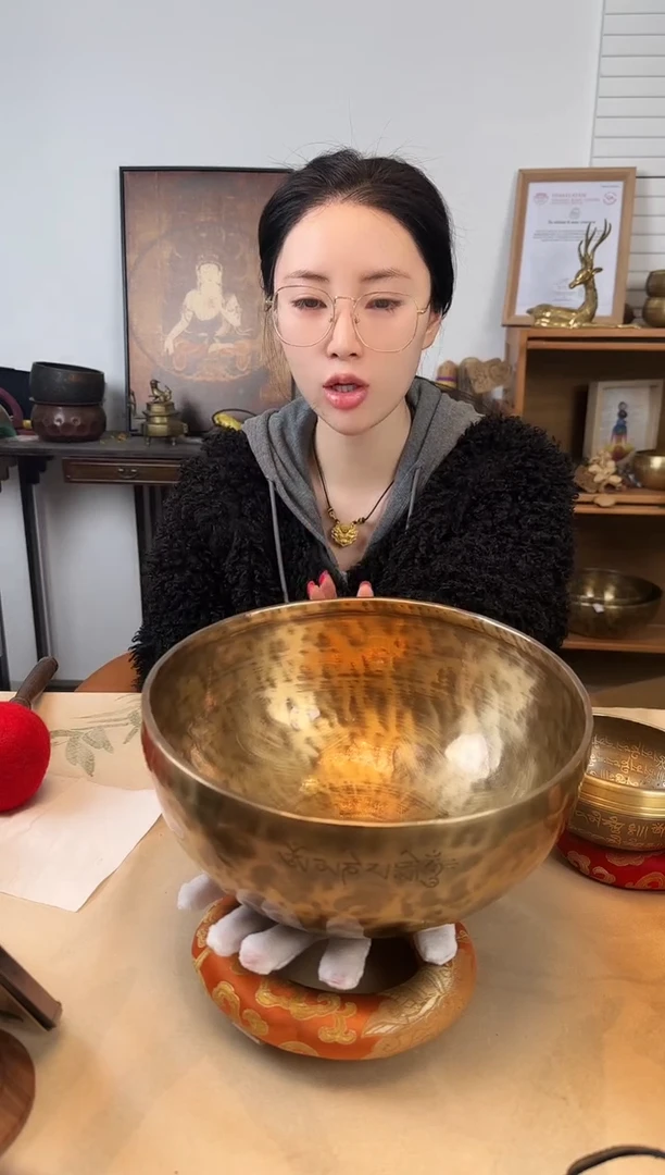 小*丁满月颂钵23cmD