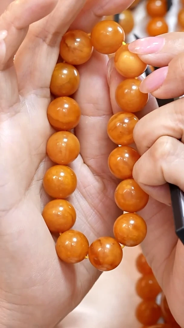 蜜蜡颈饰未镶嵌7271天然蜜蜡珠宝奇石云端妖孽全部保真