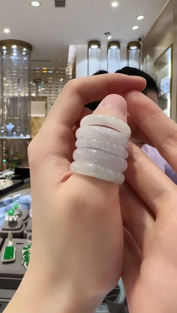 翡翠戒指未镶嵌61多样发一卡16-17