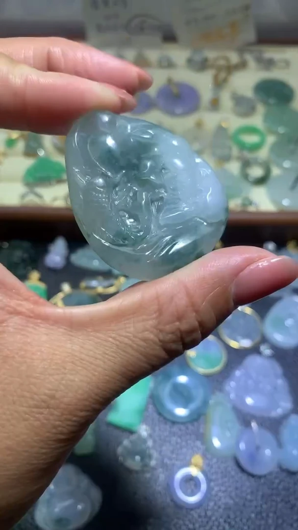 【闪购商品】翡翠颈饰未镶嵌080天然缅甸翡翠A货