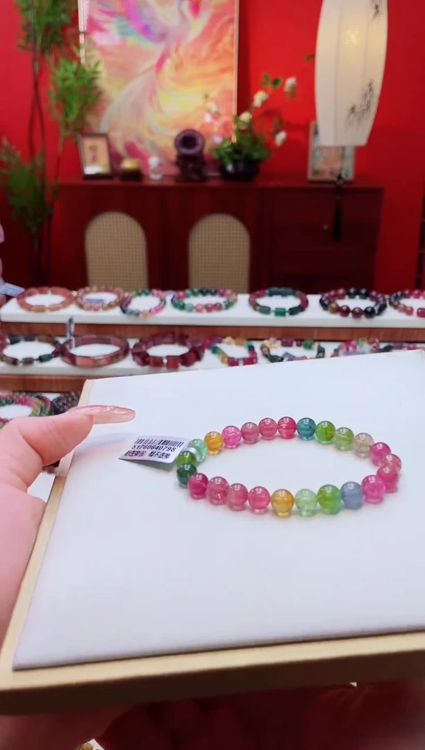 未镶嵌手串碧玺手串多样性发一