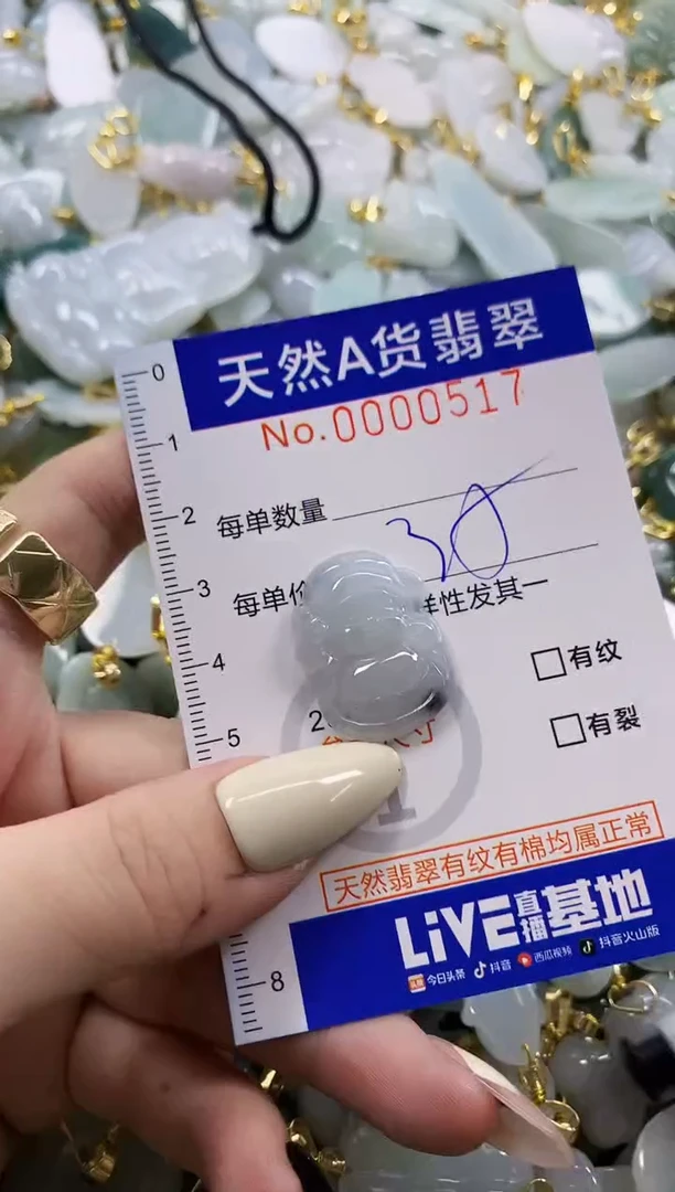 颈饰未镶嵌翡翠天然A货翡翠