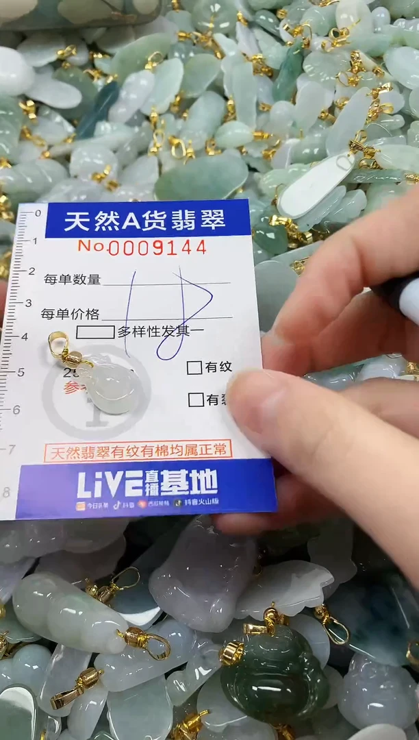 颈饰未镶嵌翡翠纯天然a货翡翠