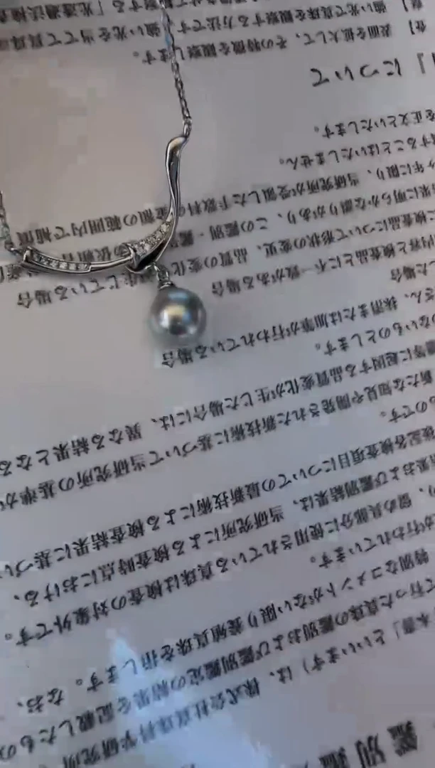 海水珍珠银S925镶嵌颈饰套链