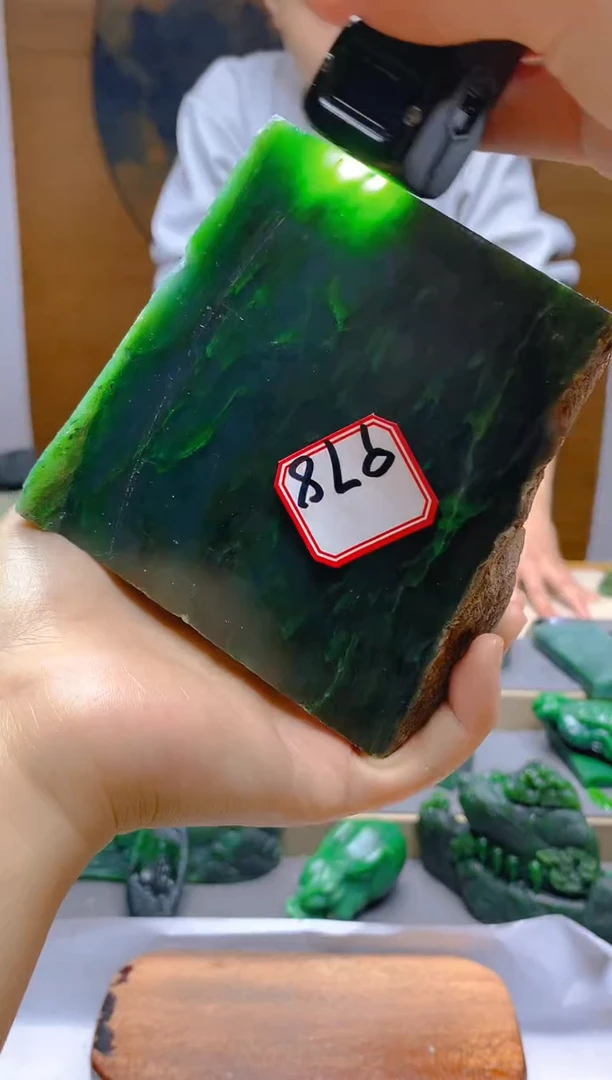 【闪购商品】和田玉（碧玉）珠宝半成品未镶嵌1
