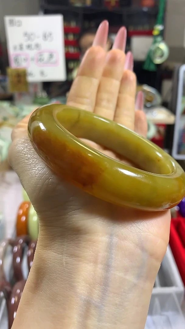 未镶嵌岫玉手镯14 58+ 包容