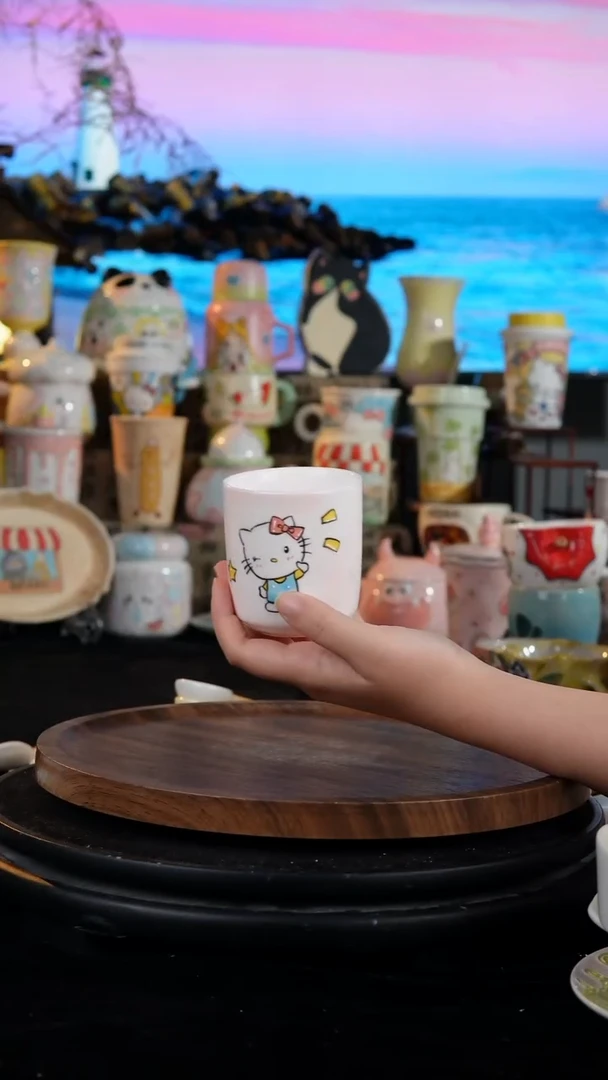 陶瓷便携款手工手绘景德镇陶瓷