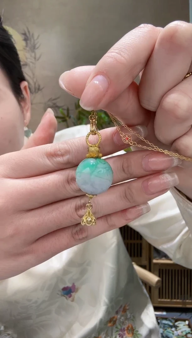 【闪购商品】翡翠耳饰未镶嵌吊坠