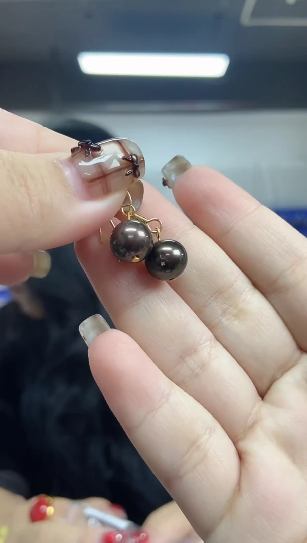 【闪购商品】海水珍珠耳饰银S925镶嵌多样性发其一颜色微差