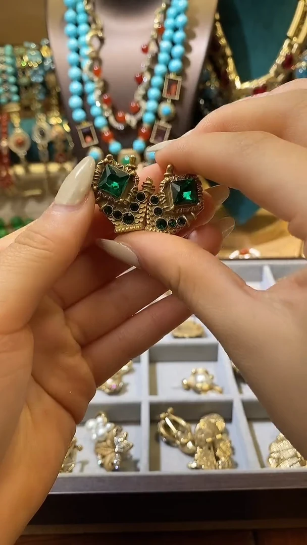 纯铜925银琉璃中古经典手饰饰品