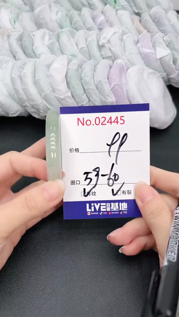 未镶嵌手镯翡翠2445