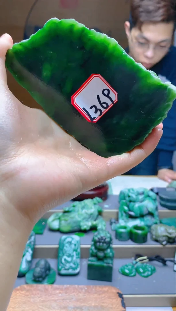 【闪购商品】和田玉（碧玉）珠宝半成品未镶嵌1