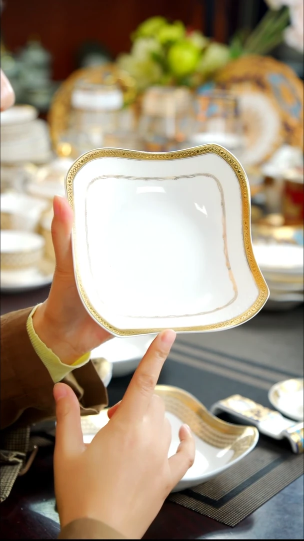 瓷片沙拉碗  2个 福利款