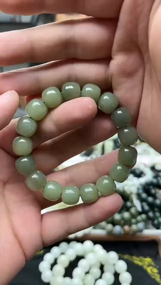 手串未镶嵌和田玉新疆若羌青黄口13