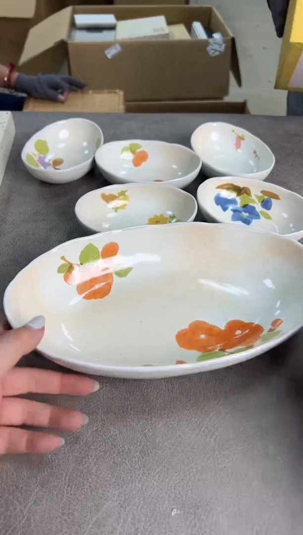 橘吉 一大五小 皮小桃瓷器 都是大漂亮