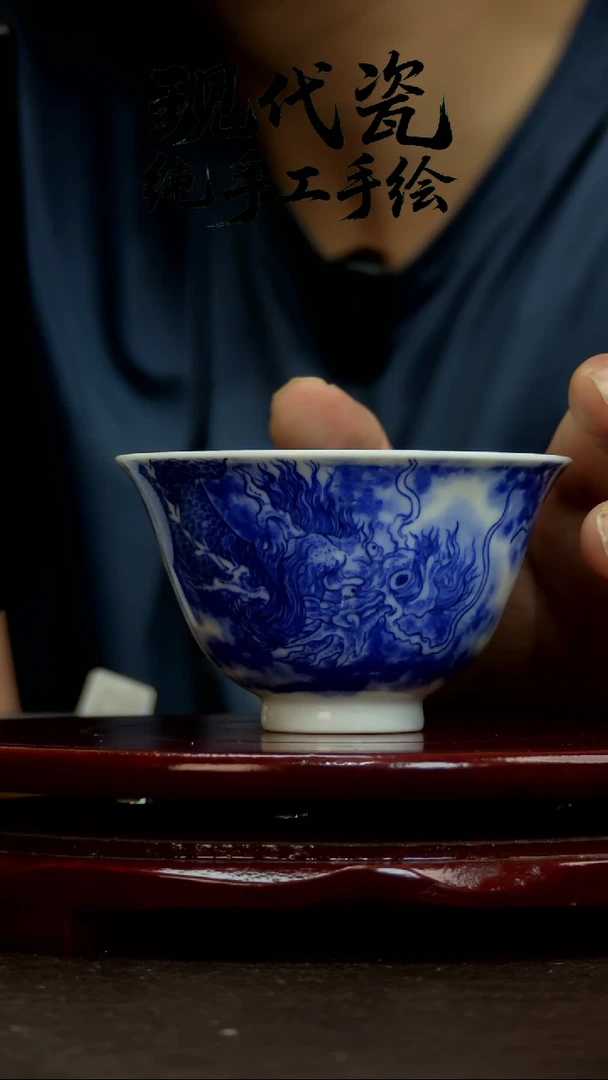 杯子纯手工手绘瓷瓷4