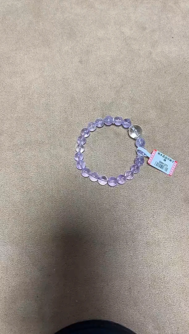 未镶嵌手链水晶22-52紫水晶设计款手链